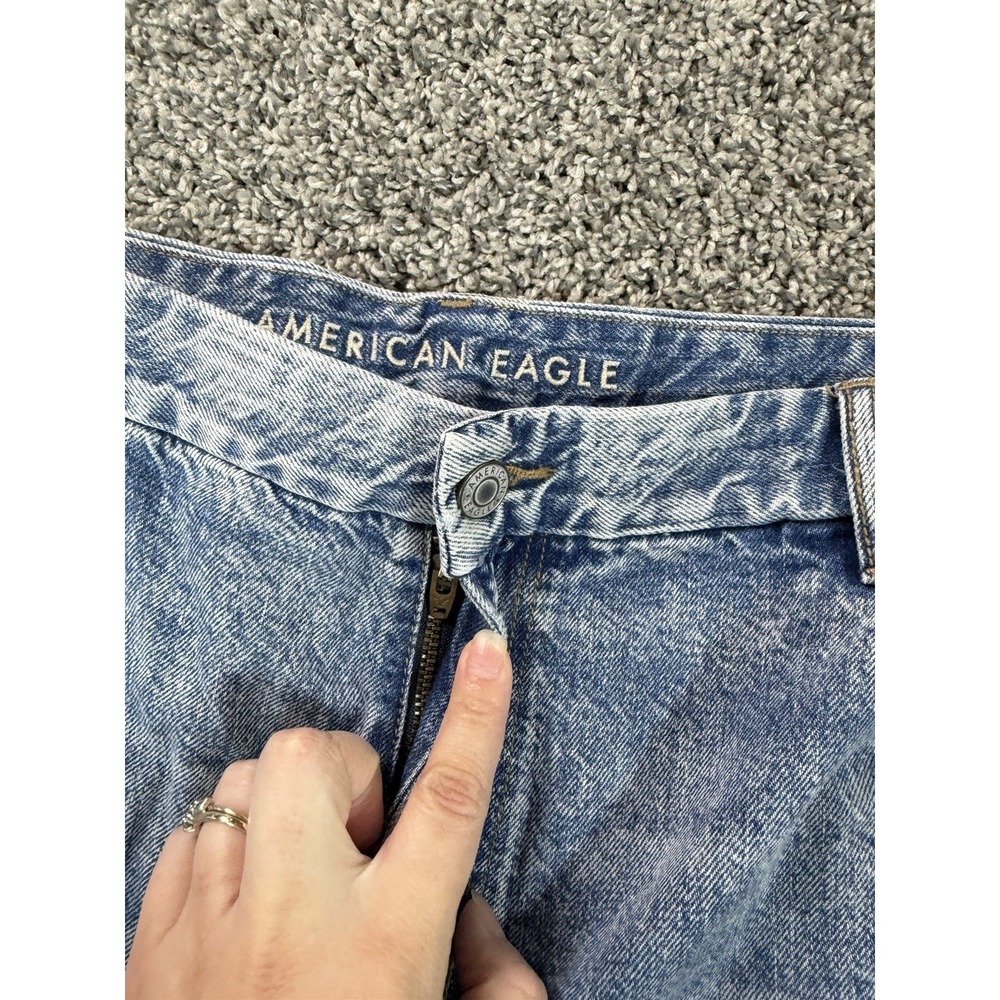 American Eagle Curvy Mom Jeans Women's Size 22 Blue - Picture 3 of 13